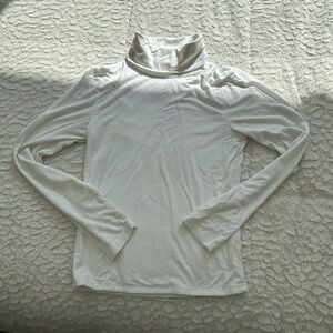 White Turtleneck Shirt